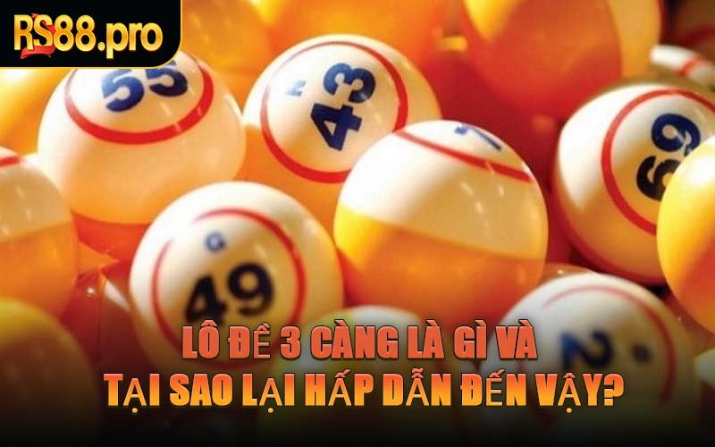 Lô Đề 3 Càng Là Gì Và Tại Sao Lại Hấp Dẫn Đến Vậy?